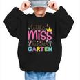 Little Miss Kindergarten First Day Back To School Girls Cute Graphic Kid Sweatshirt Little Miss Kindergarten First Day Back To School Girls Cute Graphic Kid Sweatshirt