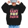 Little Miss Sassy Pants Back To School Girls Graphic Kid Sweatshirt