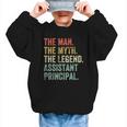 Man Myth The Legend Assistant Principal Dad Back To School Graphic Kid Sweatshirt Man Myth The Legend Assistant Principal Dad Back To School Graphic Kid Sweatshirt