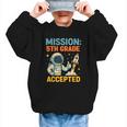 Mission Fifth 5th Grade Accepted Back To School Vintage Graphic Kid Sweatshirt Mission Fifth 5th Grade Accepted Back To School Vintage Graphic Kid Sweatshirt