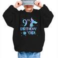 Ninth Birthday Girl Mermaid 9th Toddler's Back To School Graphic Kid Sweatshirt