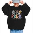 Oh Hey Pre K Preschool Back To School First Day Of School Graphic Kid Sweatshirt Oh Hey Pre K Preschool Back To School First Day Of School Graphic Kid Sweatshirt