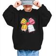 Pencil Coquette Bow Happy First Day Of School Back To School Graphic Kid Sweatshirt Pencil Coquette Bow Happy First Day Of School Back To School Graphic Kid Sweatshirt