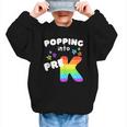 Popping Into Pre K Kid's Back To School Pop It Fidget Toy Graphic Kid Sweatshirt