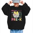 Pre-K Typography First Day Back To School Leopard Apple Graphic Kid Sweatshirt Pre-K Typography First Day Back To School Leopard Apple Graphic Kid Sweatshirt