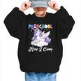 Preschool Here I Come Unicorn Back To School Girl Student Graphic Kid Sweatshirt Preschool Here I Come Unicorn Back To School Girl Student Graphic Kid Sweatshirt