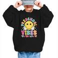 Preschool Vibes Smile Face Back To School Kinder Girls Kids Graphic Kid Sweatshirt Preschool Vibes Smile Face Back To School Kinder Girls Kids Graphic Kid Sweatshirt
