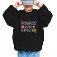 Progress Over Perfection Back To School Tshirt Graphic Kid Sweatshirt Progress Over Perfection Back To School Tshirt Graphic Kid Sweatshirt
