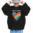 Rainbow Pencil Heart Back To School Creative Graphic Kid Sweatshirt Rainbow Pencil Heart Back To School Creative Graphic Kid Sweatshirt