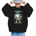Ready To Crush Kindergarten Cute Robot Back To School Graphic Kid Sweatshirt Ready To Crush Kindergarten Cute Robot Back To School Graphic Kid Sweatshirt