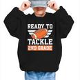 Ready To Tackle 2nd Grade Back To School Kids Football Graphic Kid Sweatshirt Ready To Tackle 2nd Grade Back To School Kids Football Graphic Kid Sweatshirt