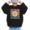 Retro 4th Grade Daisy Colorful Back To School Fourth Grade Graphic Kid Sweatshirt Retro 4th Grade Daisy Colorful Back To School Fourth Grade Graphic Kid Sweatshirt
