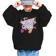 Retro 90s 5th Grade Back To School First Day Of Fifth Grade Graphic Kid Sweatshirt