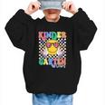 Retro Groovy Kinder Garten Vibes Smile Team Back To School Graphic Kid Sweatshirt Retro Groovy Kinder Garten Vibes Smile Team Back To School Graphic Kid Sweatshirt
