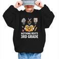 Rock Scissor Paper Nothing Beats 3rd Grade Back To School Graphic Kid Sweatshirt