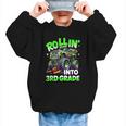 Rollin' Into 3rd Grade Monster Truck Back To School Boys Graphic Kid Sweatshirt