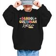 School Custodian Rocks Shirt Back To School Groovy Graphic Kid Sweatshirt School Custodian Rocks Shirt Back To School Groovy Graphic Kid Sweatshirt