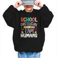 School Custodian Of Tiny Humans Back To School Janitor Graphic Kid Sweatshirt