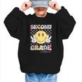 Second Grade Vibes Smile Face 2nd Grade Team Back To School Graphic Kid Sweatshirt Second Grade Vibes Smile Face 2nd Grade Team Back To School Graphic Kid Sweatshirt