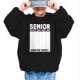 Senior 2026 Last First Day Senior Back To School Sign My Graphic Kid Sweatshirt