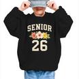 Senior Class Of 2026 Hibiscus Floral Girls Back To School Graphic Kid Sweatshirt