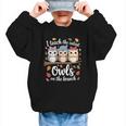 Teaching Owls On The Branch Back To School Graphic Kid Sweatshirt Teaching Owls On The Branch Back To School Graphic Kid Sweatshirt
