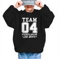 Team 4th Grade All-Stars Back To School Sports Jersey Graphic Kid Sweatshirt