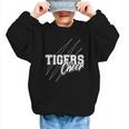 Tigers Cheer Back To School Cheerleading Team Spirit Graphic Kid Sweatshirt Tigers Cheer Back To School Cheerleading Team Spirit Graphic Kid Sweatshirt