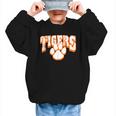 Tigers School Spirit Back To School O Graphic Kid Sweatshirt Tigers School Spirit Back To School O Graphic Kid Sweatshirt