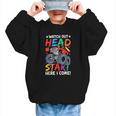 Watch Out HeadStart Here I Come Monster Truck Back To School Graphic Kid Sweatshirt