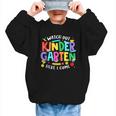 Watch Out Kindergarten Here I Come Kinder Back To School Kid Graphic Kid Sweatshirt Watch Out Kindergarten Here I Come Kinder Back To School Kid Graphic Kid Sweatshirt