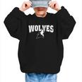 Wolves Back To School Spirit Graphic Kid Sweatshirt Wolves Back To School Spirit Graphic Kid Sweatshirt