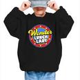 Wonder Lunch Lady Super Woman Power Superhero Back To School Graphic Kid Sweatshirt