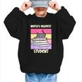 World's Okayest Student Fun Back To School & New Term Graphic Kid Sweatshirt