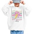 1st Grade Vibes Girl Coquette Bow First Grade Back To School Graphic Kid Sweatshirt 1st Grade Vibes Girl Coquette Bow First Grade Back To School Graphic Kid Sweatshirt
