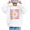 70s Groovy 1st Grade Back To School First Day Of First Grade Graphic Kid Sweatshirt 70s Groovy 1st Grade Back To School First Day Of First Grade Graphic Kid Sweatshirt