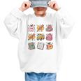 Back To School Coquette Bow First Day Of School Toddler Girl Graphic Kid Sweatshirt Back To School Coquette Bow First Day Of School Toddler Girl Graphic Kid Sweatshirt