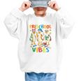 Back To School Cute Goose Preschool Vibes Girls Boys Graphic Kid Sweatshirt