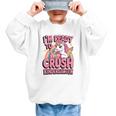 Back To School I'm Ready To Crush Kindergarten Unicorn Graphic Kid Sweatshirt Back To School I'm Ready To Crush Kindergarten Unicorn Graphic Kid Sweatshirt