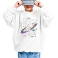 Back To School To Kindergarten And Beyond Astronaut In Space Premium Tri-Blend Graphic Kid Sweatshirt