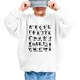 Biblical Alphabet Religious Christian Kids Back To School Graphic Kid Sweatshirt Biblical Alphabet Religious Christian Kids Back To School Graphic Kid Sweatshirt