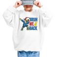 Bruh We Back To School Dabbing First Day Of School Graphic Kid Sweatshirt