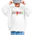 Coquette Pencil Bow Librarian Back To School Bookworm Graphic Kid Sweatshirt Coquette Pencil Bow Librarian Back To School Bookworm Graphic Kid Sweatshirt