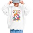 Crush Fifth Grade Girls Back To School Unicorn First Day Graphic Kid Sweatshirt