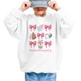 Cute Coquette Bows Assistant Principal Life Back To School Graphic Kid Sweatshirt Cute Coquette Bows Assistant Principal Life Back To School Graphic Kid Sweatshirt