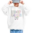 Cute Preppy Back To School Floral Kindergarten For Girls Graphic Kid Sweatshirt Cute Preppy Back To School Floral Kindergarten For Girls Graphic Kid Sweatshirt