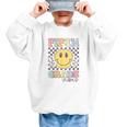 Fifth Grade Vibes Smile Face 5th Grade Team Back To School Graphic Kid Sweatshirt