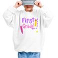 First Grade Diva Welcome Back To School 1st Grade Kids Performance Graphic Kid Sweatshirt First Grade Diva Welcome Back To School 1st Grade Kids Performance Graphic Kid Sweatshirt
