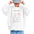 Groovy Cute ABC School Nurse Alphabet Back To School Women Graphic Kid Sweatshirt Groovy Cute ABC School Nurse Alphabet Back To School Women Graphic Kid Sweatshirt