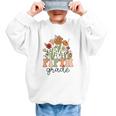 Groovy Fifth Grade Wildflowers Back To School 5th Grade Graphic Kid Sweatshirt Groovy Fifth Grade Wildflowers Back To School 5th Grade Graphic Kid Sweatshirt